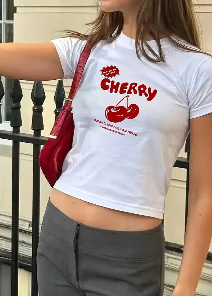 Cherry - Baby Tee