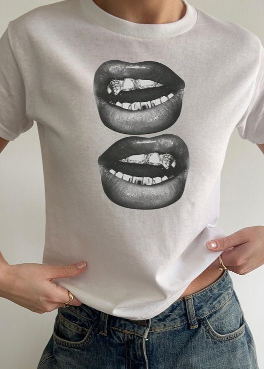 Grillz Graphic - Baby Tee