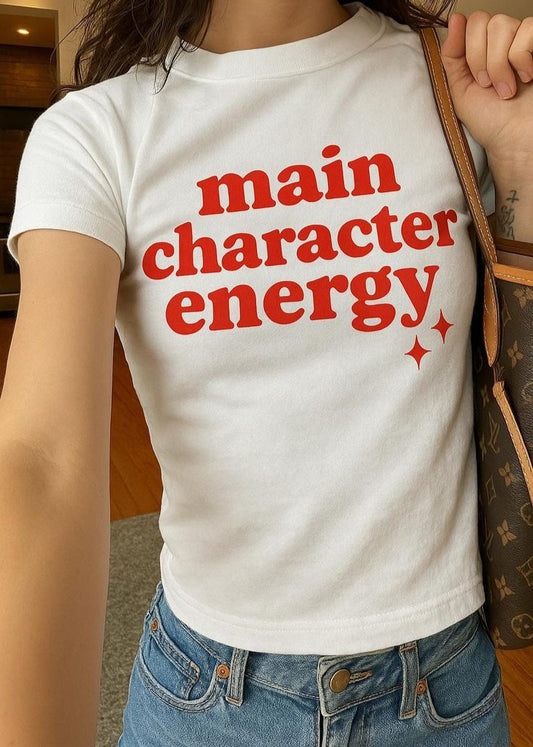 Main Character Energy - Baby Tee